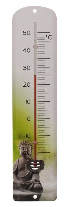 Termometer metall 30 cm dekoration zen buddha Spear &amp; Jackson