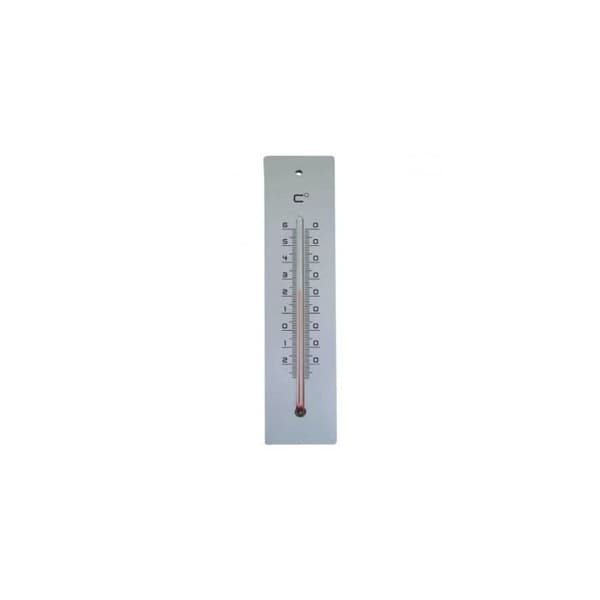 Termometer medium i trä L: 30cm - grå
