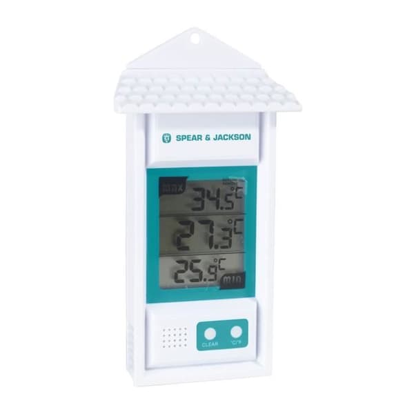 Termometer - Mini-maxi färger - Inomhus- och utomhusmätning - 3 färger tillgängliga - Slumptalsleverans