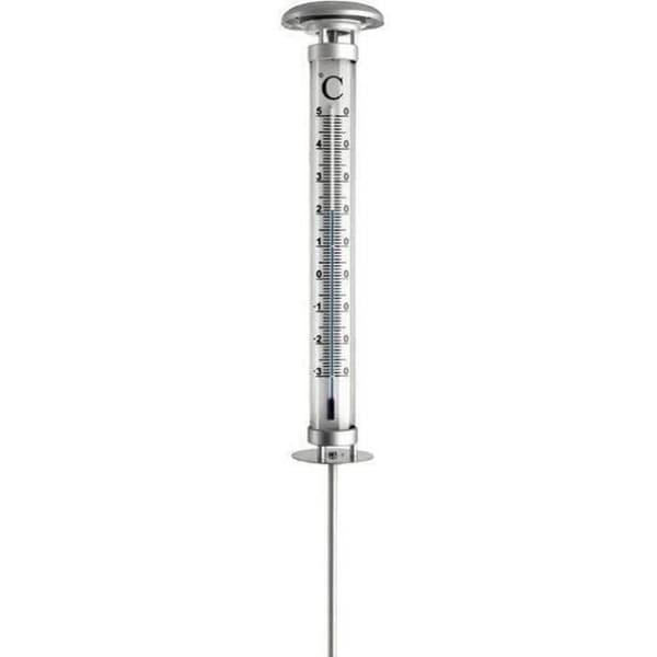 Gigantisk trädgårdstermometer med LED