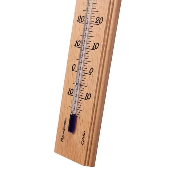 SPEAR &amp; JACKSON Termometer i trä för inomhusbruk 19 cm
