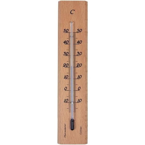 SPEAR &amp; JACKSON Termometer i trä för inomhusbruk 19 cm