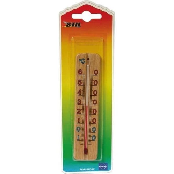 STIL Trätermometer - 140 x 30 mm - Natur