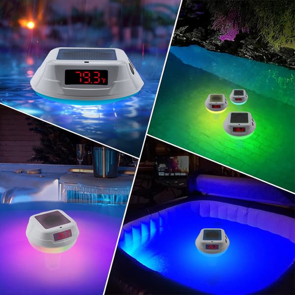 INF Trådløst Flydende Pooltermometer med LED-Display