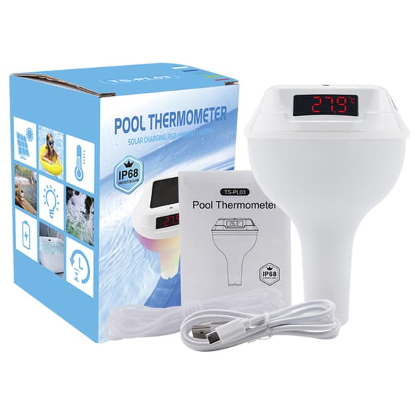 INF Trådløst Flydende Pooltermometer med LED-Display