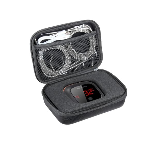 Digital Bluetooth Madlavningstermometer, 4 Prober, Høj Temperatur Nøjagtighed,2 prober med 1 kasse