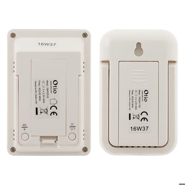 Termometer - Otio - 936067 - Trådlös - Utomhussensor - LCD-skärm