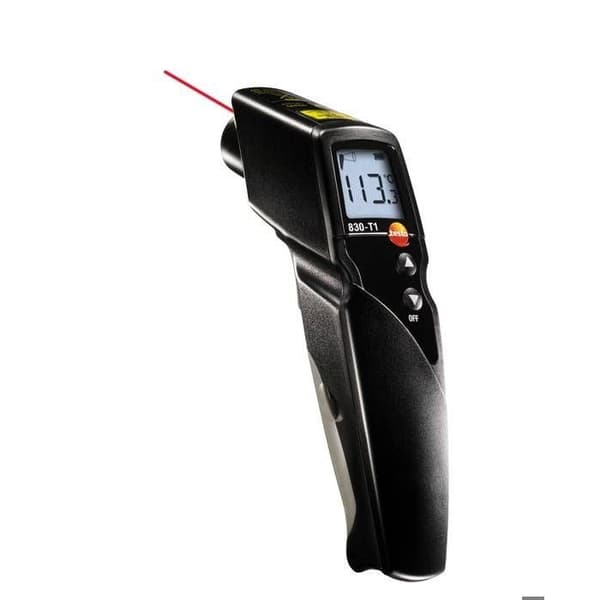Infraröd termometer - Testo - 830-T1 - Ergonomisk design - Mätning från -30 till +400 °C