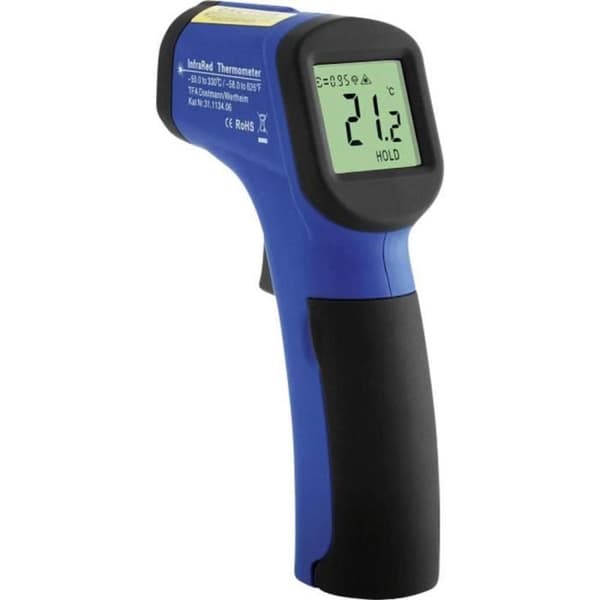 Infraröd termometer - TFA - ScanTemp 330 - Kontaktlös mätning - Multifunktion