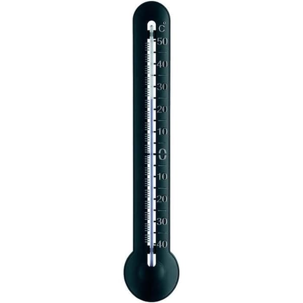 Analog inomhus-/utomhustermometer, svart TFA