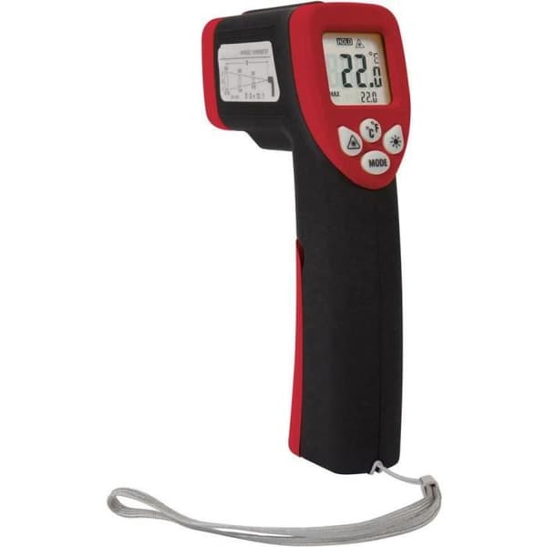 Infrarött termometer - Testboy - TV 323 - Område -50 till +550 °C - Optik 12:1 - Noggrannhet +/- 2°C