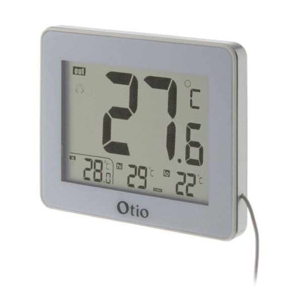 Termometer - Otio - 936063 - Inomhus/Ute - Visning av tid/temperatur - Frostvarning