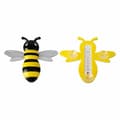Miniatyrbild 1 av 6: Termometer - Getingtermometer - Gul - Plast - 22,2 x 3 x 19,5 cm - Sugkoppar