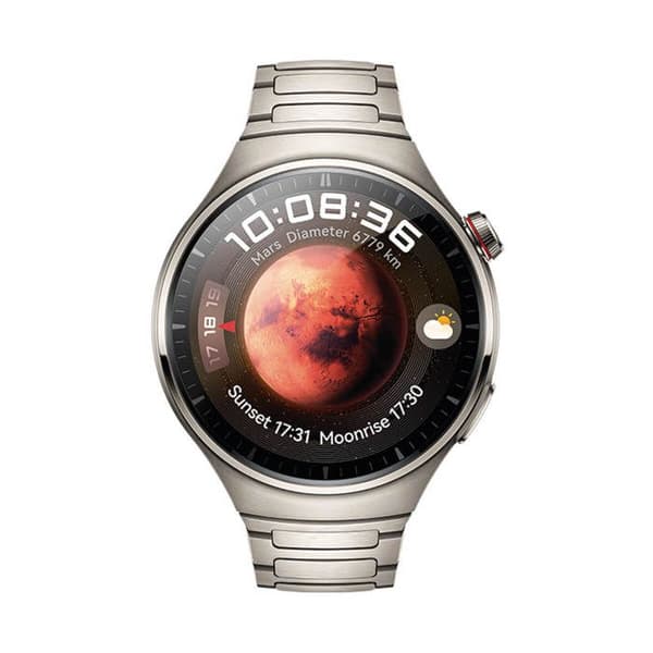 Ansluten klocka - HUAWEI - Mått 47,6 x 47,6 x 12,9 mm - LTPO AMOLED - Vit