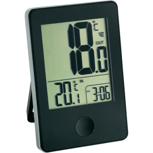 TFA 30-3051-01 Trådlös termometer - Svart - Utetemperatur - Inomhustemperatur