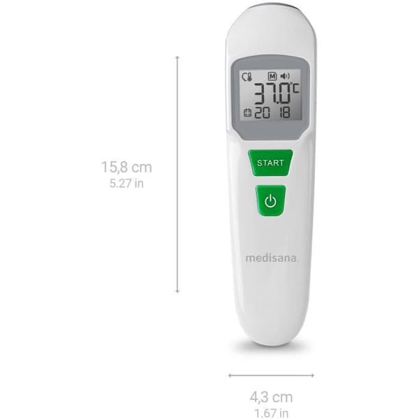 Termometer - MEDISANA - TM 760 - Kontaktlös - Exakt mätning LED-display - Ljudsignal - Minnen - Certifierad medicinteknisk produkt