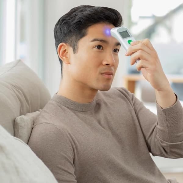 Termometer - MEDISANA - TM 760 - Kontaktlös - Exakt mätning LED-display - Ljudsignal - Minnen - Certifierad medicinteknisk produkt