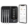 Miniatyrbillede 1 af 2: Trådløs Kødtermometer, 4 Prober, WiFi og Bluetooth Forbindelse,4 sonder