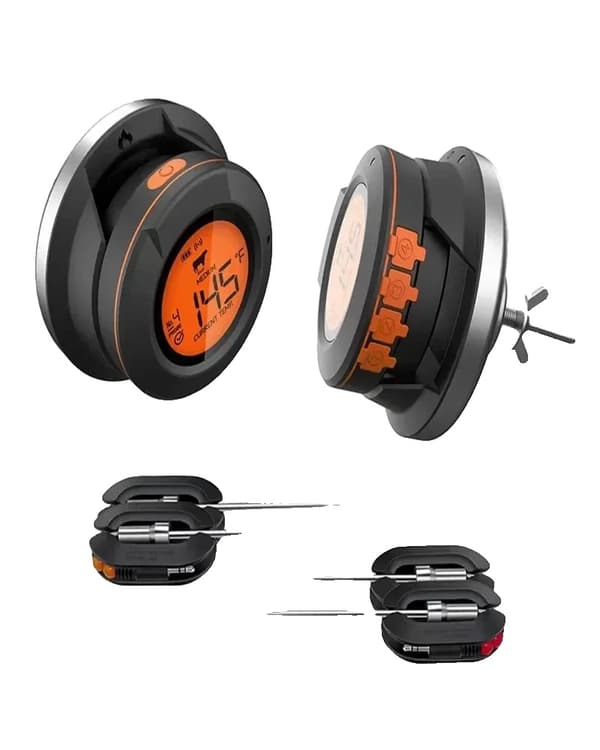 Bluetooth madtermometer, bred temperaturinterval, trådløs forbindelse,Vært 4 Prober