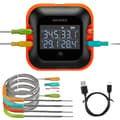 Miniatyrbild 1 av 2: Bluetooth BBQ-termometer, stor HD-display, 4 prober,Som bild