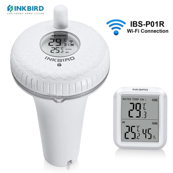 Langaton uima-allaslämpömittari, Bluetooth-yhteys, tarkka lämpötila-alue,IBS-P01R (Langaton)