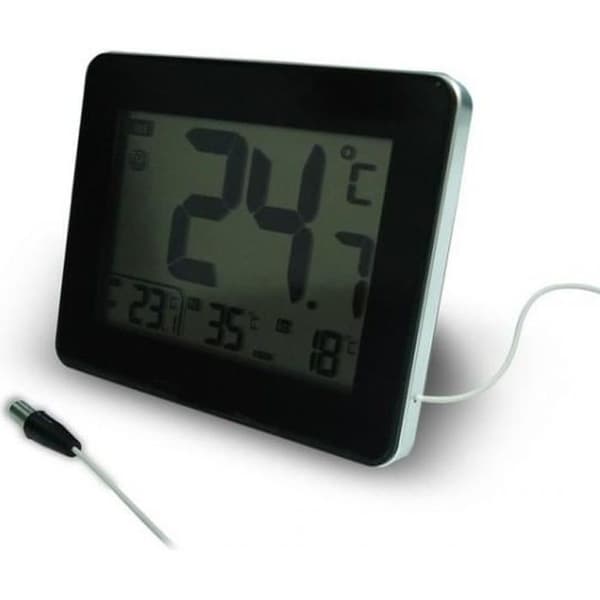 Termometer - OTIO - 936062 - Inomhus/Utomhus - Svart