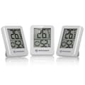 Miniatyrbild 1 av 5: Temeo Hygro BRESSER termometer - Temperatur- och fuktighetsindikator - Vit - Set med 3 enheter