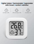Miniatyrbillede 3 af 7: Lollanda Mini Smile Hygrometer & Termometer - Måler luftfugtighed og temperatur