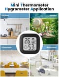 Miniatyrbillede 4 af 5: Lollanda Mini Smile Hygrometer & Termometer - Måler luftfugtighed og temperatur
