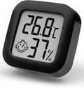 Miniatyrbillede 1 af 5: Lollanda Mini Smile Hygrometer & Termometer - Måler luftfugtighed og temperatur