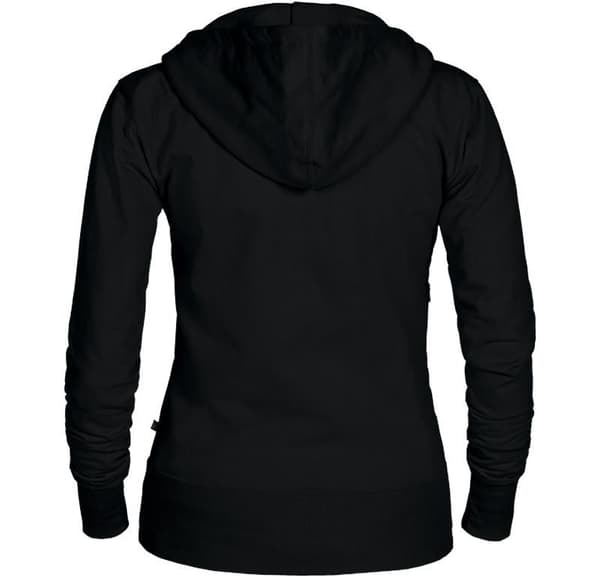 Hoodie zip TEXSTAR WC03 dam svart S