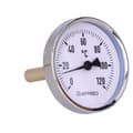 Miniatyrbild 2 av 4: Bimetalltermometer BiTh 80, fi 80 mm, 0-120°C, hylsa L 63 mm, 1/2 tums axel, klass 2.0