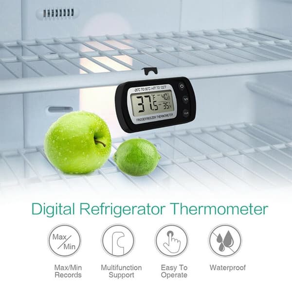 OBOSOE Digital Køleskab Termometer/Termometer til Køleskab & Fryser