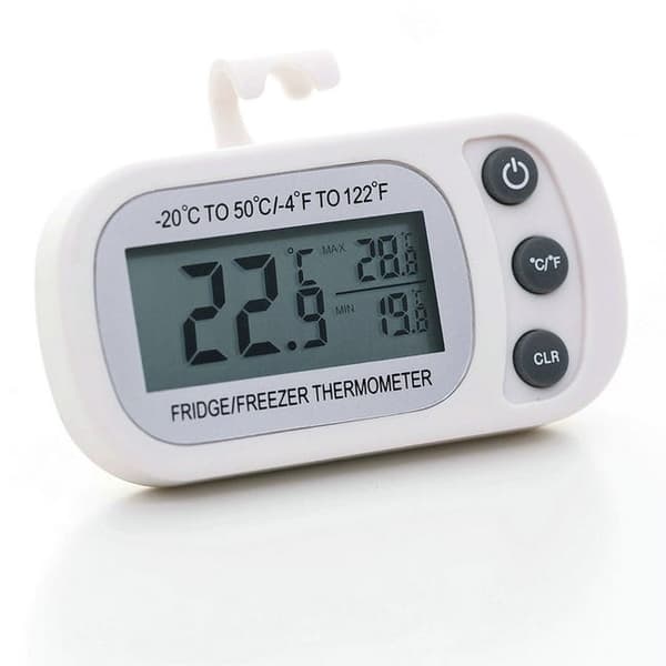 OBOSOE Digital Køleskab Termometer/Termometer til Køleskab & Fryser Hvid