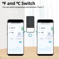 Miniatyrbillede 3 af 11: Lollanda WiFi termometer og hygrometer med datalagringsfunktion – Trådløs temperatur- og fugtighedsmåler, Smart sensor til APP-kontrol