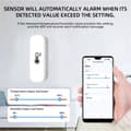Miniatyrbillede 8 af 11: Lollanda WiFi termometer og hygrometer med datalagringsfunktion – Trådløs temperatur- og fugtighedsmåler, Smart sensor til APP-kontrol