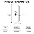 Miniatyrbillede 10 af 11: Lollanda WiFi termometer og hygrometer med datalagringsfunktion – Trådløs temperatur- og fugtighedsmåler, Smart sensor til APP-kontrol