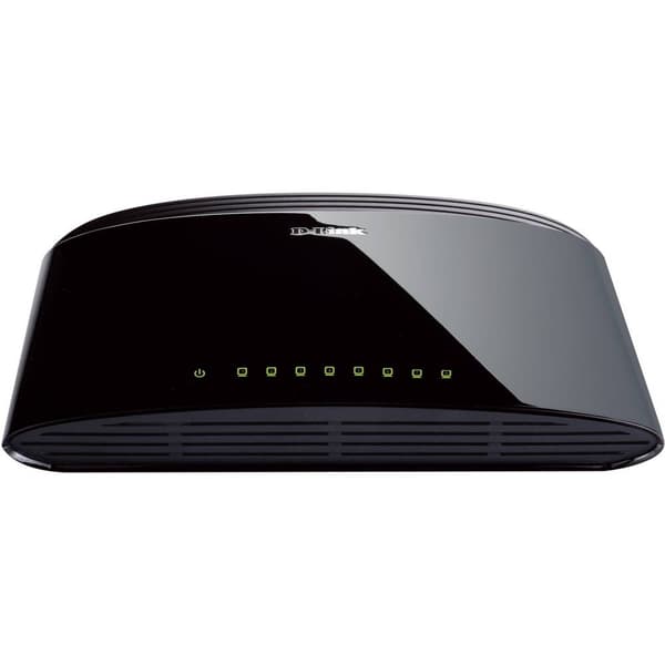 D-Link DES-1008D Nätverks-switch 8 Port 100 MBit/s