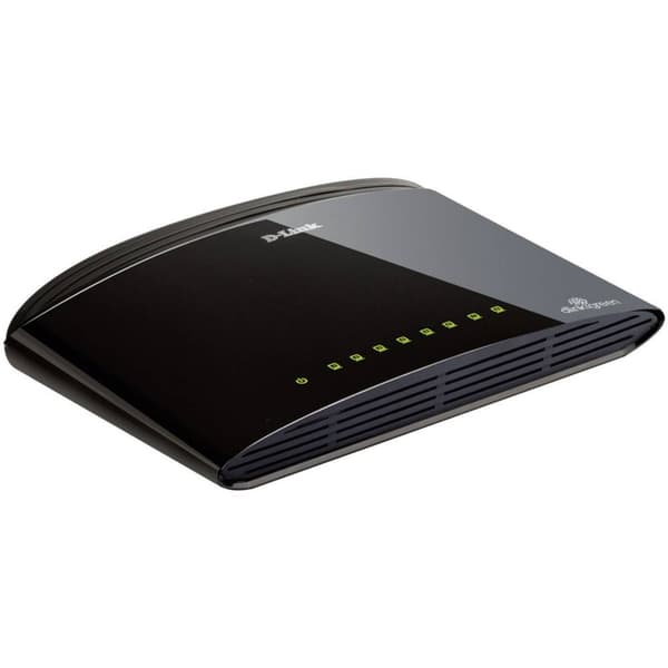 D-Link DES-1008D Nätverks-switch 8 Port 100 MBit/s