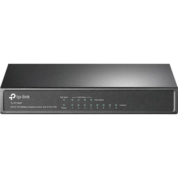 TP-LINK TL-SF1008P V5 Nätverks-switch 8 Port 10 / 100 MBit/s PoE-funktion
