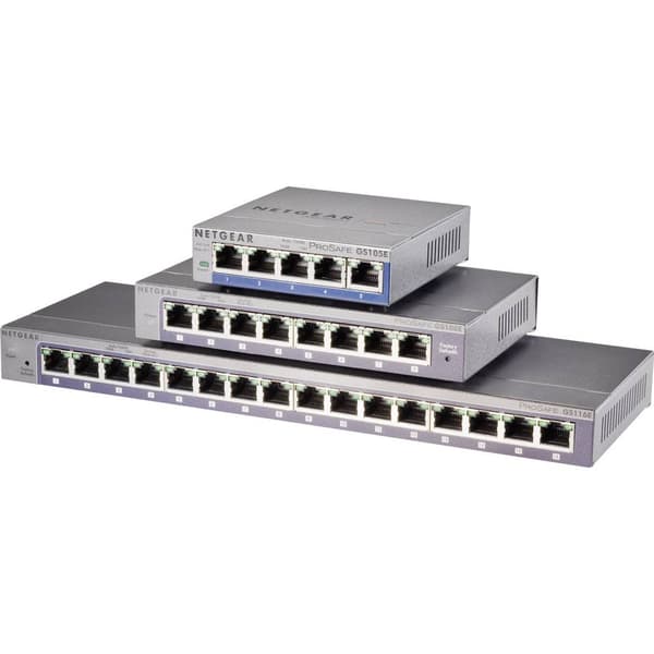 NETGEAR GS105E Nätverks-switch 5 Port 1 GBit/s