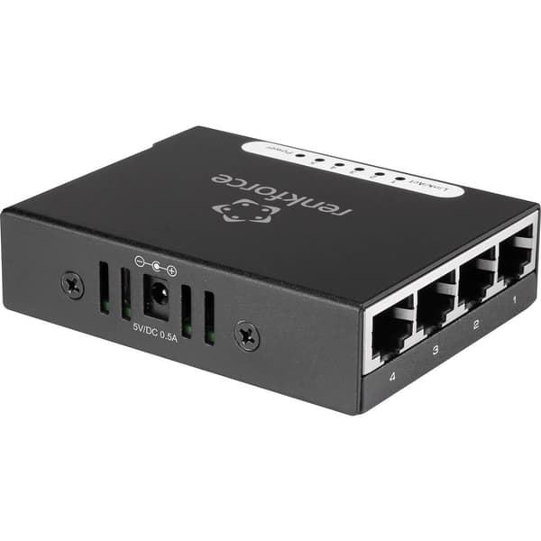 Renkforce RF-4451433 Nätverks-switch 5 Port 100 MBit/s USB- strömförsörjning