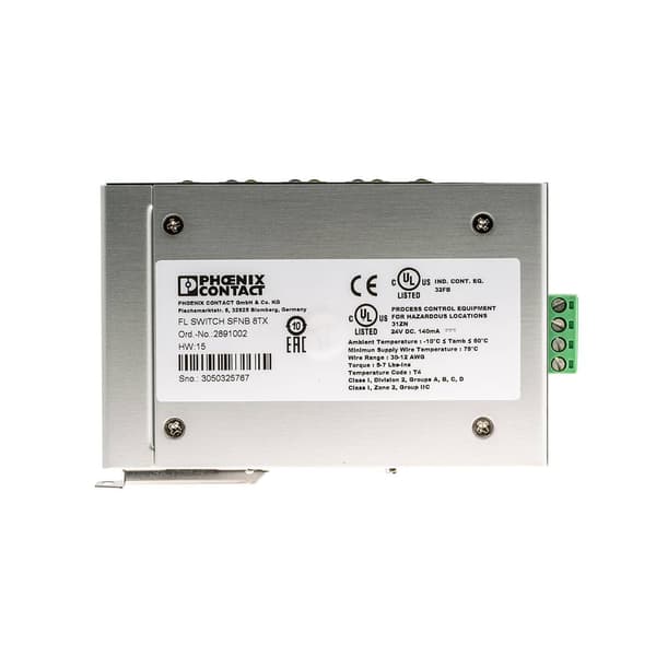Phoenix Contact FL SWITCH SFNB 8TX Industrial Ethernet Switch 10 / 100 MBit/s