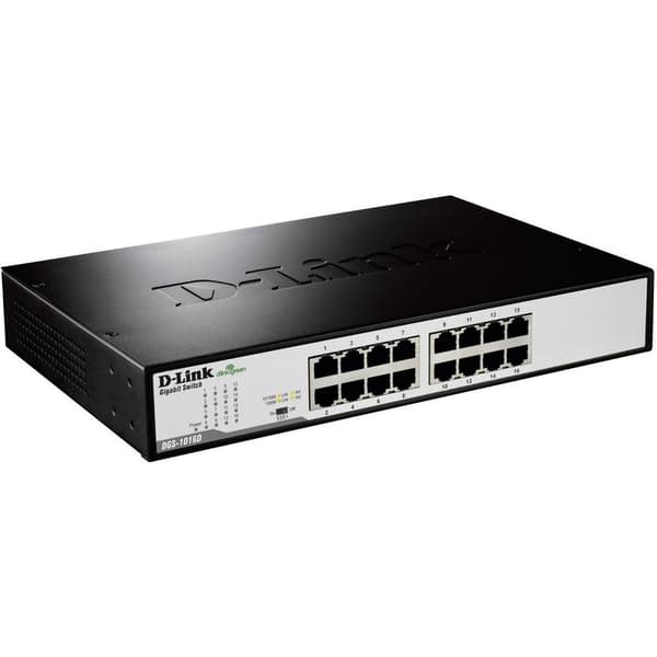 D-Link DGS-1016D Nätverks-switch 16 Port 1 GBit/s