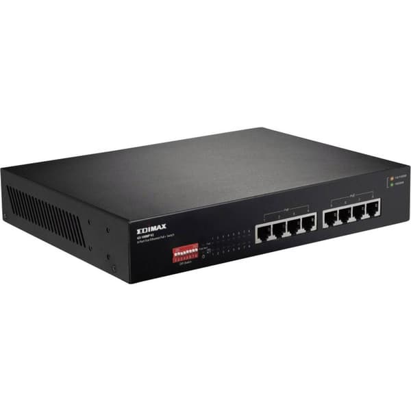 EDIMAX GS-1008P V2 Nätverks-switch 8 Port 10 MBit/s