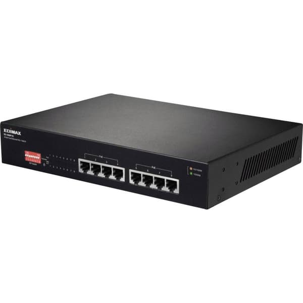 EDIMAX GS-1008P V2 Nätverks-switch 8 Port 10 MBit/s