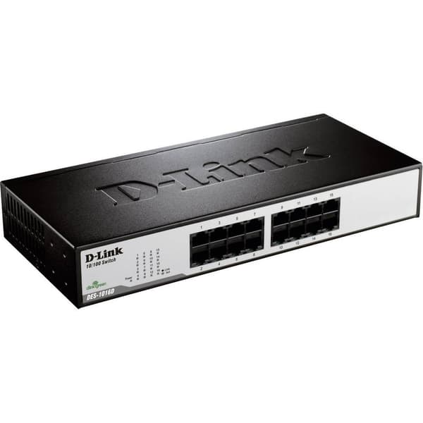 D-Link DES-1016D Nätverks-switch 16 Port 100 MBit/s