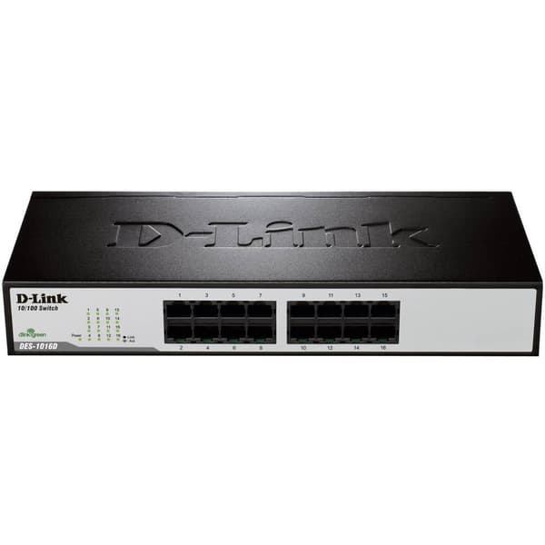 D-Link DES-1016D Nätverks-switch 16 Port 100 MBit/s