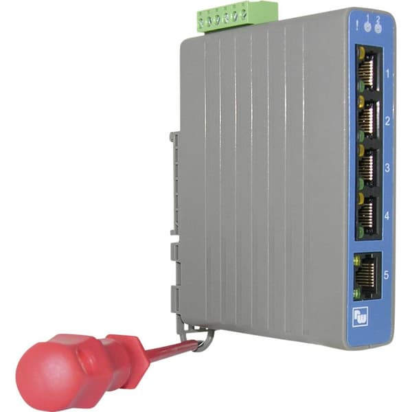 Wachendorff Ethernet Switch, 5 Ports - ETHSW50K Industrial Ethernet Switch