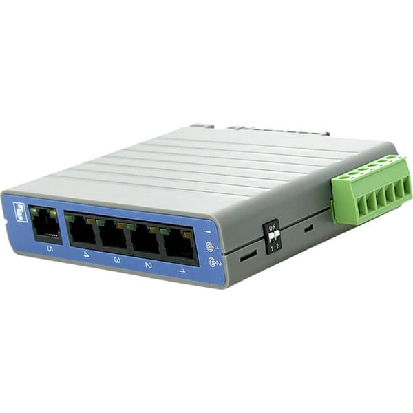 Wachendorff Ethernet Switch, 5 Ports - ETHSW50K Industrial Ethernet Switch